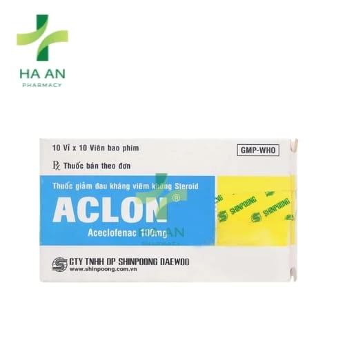 Aclon - Aceclofenac 100mg Shinpoong Daewoo