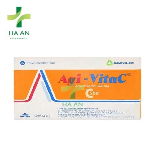 Agi-Vitac - Acid ascorbic 500mg Agimexpharm