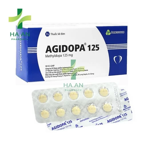 Thuốc Uống Agidopa 125Chi nhánh công ty cổ phần dược phẩm Agimexpharm- Nhà máy sản xuất dược phẩm Agimexpharm