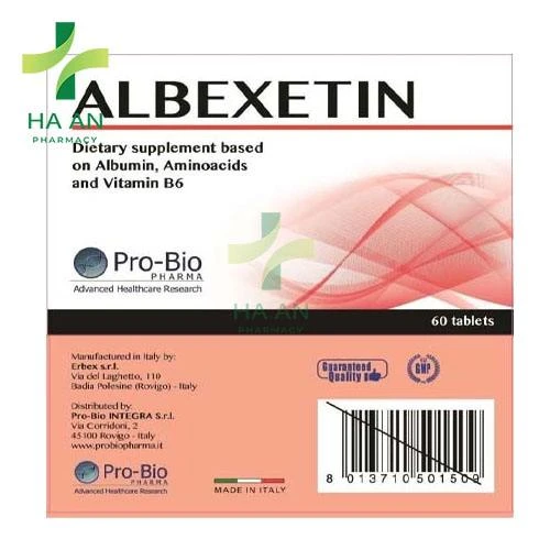 Albexetin hỗ trợ tăng sức đề kháng, giúp bồi bổ cơ thể