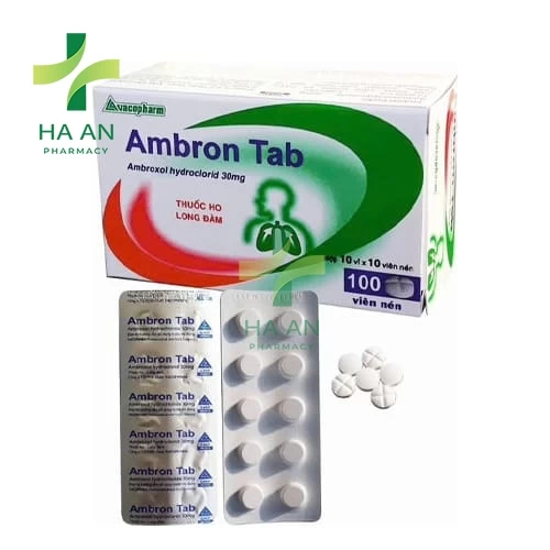Thuốc Uống AMBRON TAB\nCông ty Cổ phần Dược Vacopharm