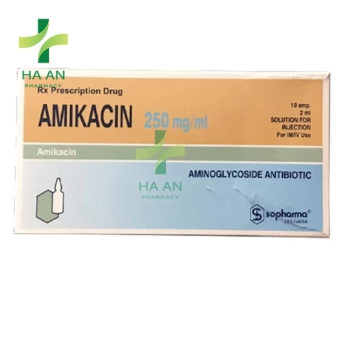 Thuốc Tiêm truyền Amikacin 250mg/mlSopharma AD