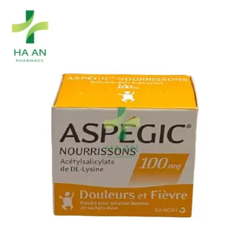 Aspegic 100mg - Acid Acetylsalicylic Sanofi Aventis