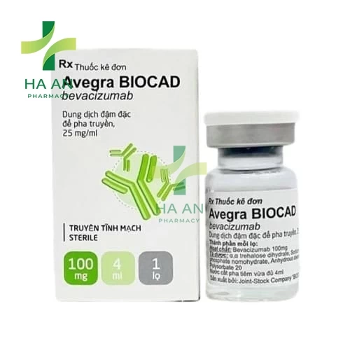 Thuốc Tiêm/tiêm truyền Avegra Biocad 100mg/4ml JSC "BIOCAD" 