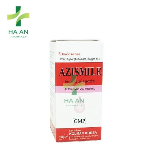 Azismile - Azithromycin 200mg/5ml