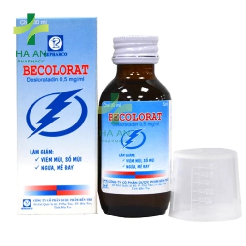 Thuốc Uống BecoloratCông ty Cổ phần Dược phẩm Bến Tre