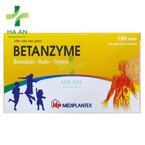 Betanzyme hỗ trợ giảm phù nề