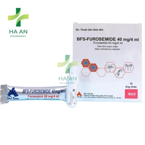 Thuốc Tiêm BFS-Furosemide 40mg/4mlCông Ty Cổ Phần Dược Phẩm Cpc1 Hà Nội
