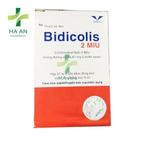 Thuốc Tiêm Bidicolis 2 MIUCông Ty Cổ Phần Dược – Trang Thiết Bị Y Tế Bình Định (Bidiphar)