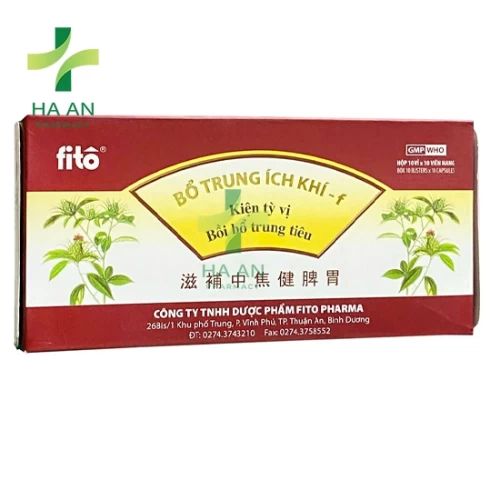 Thuốc Uống BỔ TRUNG ÍCH KHÍ - F - Fitopharma
