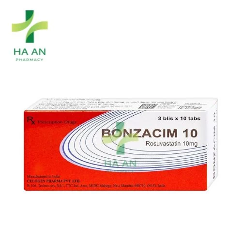 Bonzacim 10 - Rosuvastatin Celogen Pharma