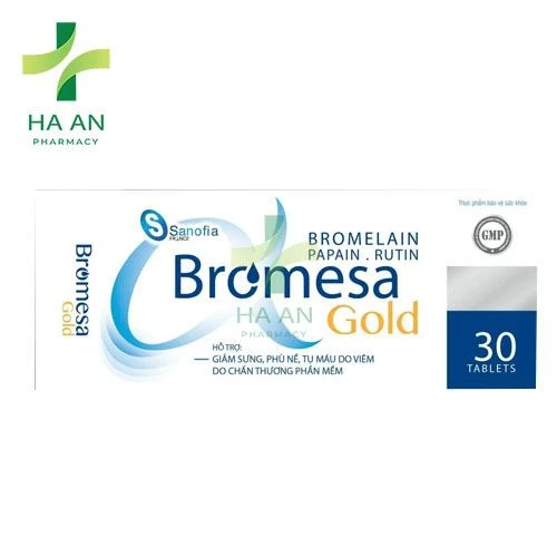 Bromesa Gold giảm sưng tấy, phù nề