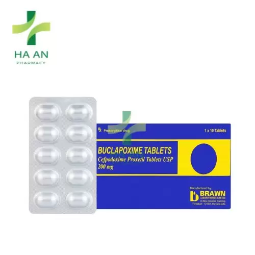 Buclapoxime tablets - Cefpodoxim 200mg Brawn Labor