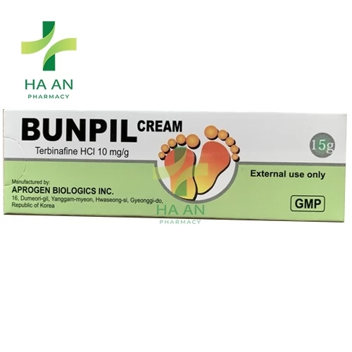 Thuốc Dùng ngoài Bunpil CreamAprogen Pharmaceuticals. Inc