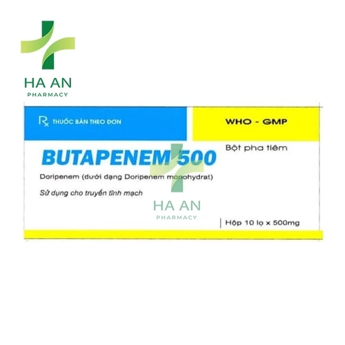 Thuốc Tiêm Butapenem 500Công ty CP Dược phẩm Trung ương 2