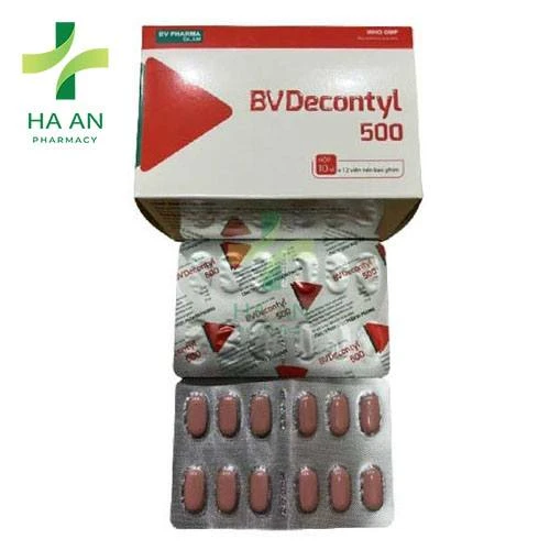 Bvdecontyl 500 hỗ trợ viêm khớp, thoái hóa khớp