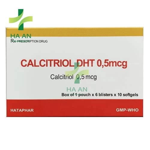 Thuốc Uống Calcitriol DHT 0,5mcgCông ty cổ phần dược phẩm Hà Tây