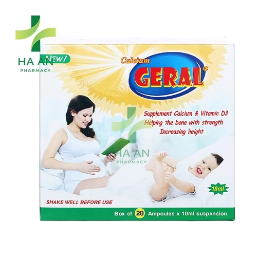 Thuốc Uống Calciumgeral Công Ty TNHH Dược Phẩm Usa - Nic