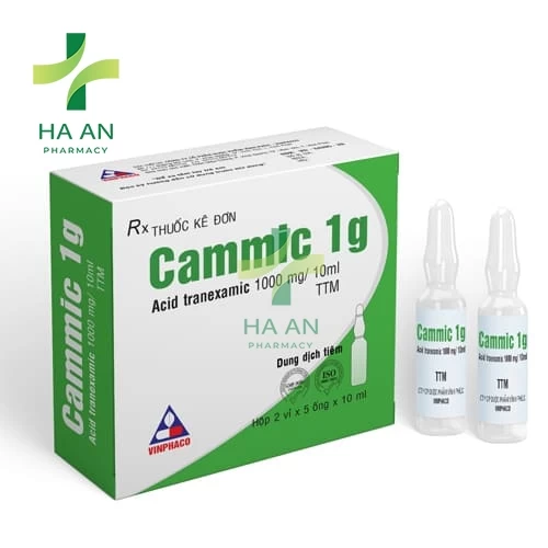 Thuốc Tiêm Cammic 1gCông ty CPDP Vĩnh Phúc