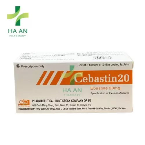 Cebastin 20 - Ebastin Dược phẩm 3/2