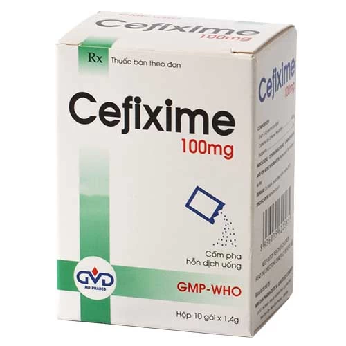 Thuốc Uống Cefixime 100mgCông ty CPDP Minh Dân