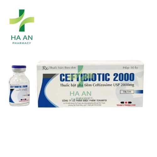 Thuốc Tiêm Ceftibiotic 2000Công ty Cp Dược phẩm Tenamyd