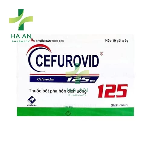 Thuốc Uống CEFUROVID 125Chi nhánh Công ty CP DP TW Vidipha