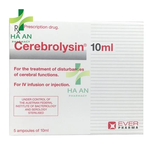 Thuốc Tiêm CerebrolysinCơ sở xuất xưởng: Ever Neuro Pharma GmbH (Cơ sở trộn và đóng gói: Ever Pharma Jena GmbH - Đức)