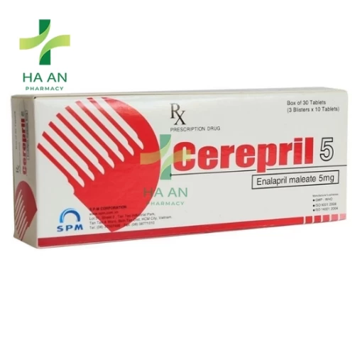 Thuốc Việt Nam Cerepril 5CT CP SPM