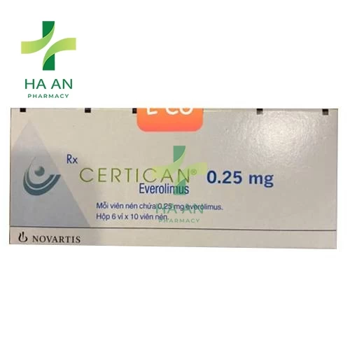 Thuốc Uống Certican 0.25mgNovartis Pharma Stein AG