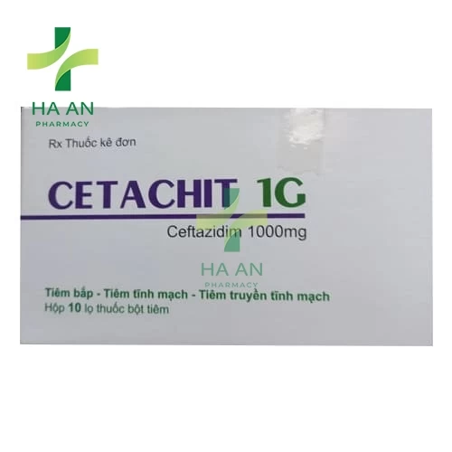 Thuốc Tiêm Cetachit 1gCông ty cổ phần dược phẩm Trung ương I - Pharbaco