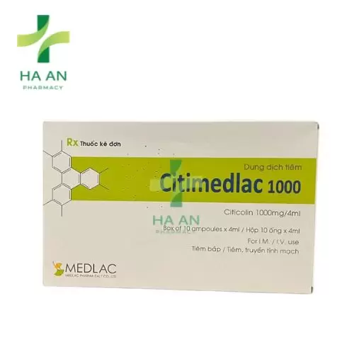 Citimedlac 1000 - Citicolin Medlac Pharma Italy