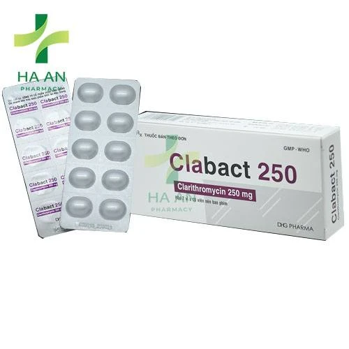 Thuốc uống Clabact 250 Dược Hậu Giang