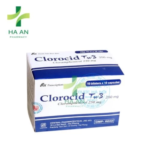 Clorocid TW3 250mg - Cloramphenicol