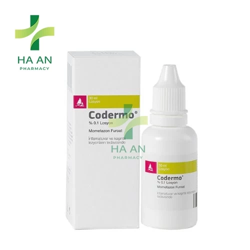 Thuốc Bôi ngoài Codermo 0,1% LotionSanta Farma Ilac Sanayii A.S.