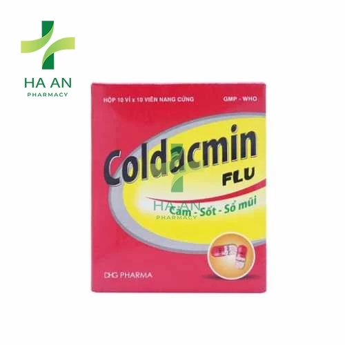 Thuốc Uống COLDACMIN FLU CTCP Dược Hậu Giang - CN nhà máy DP DHG tại Hậu Giang