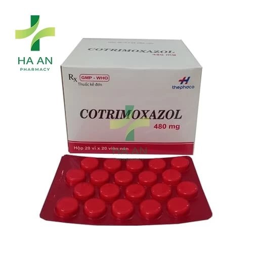 Thuốc Đường uống Cotrimoxazol 480mg Công ty cổ phần dược-vật tư y tế Thanh Hóa