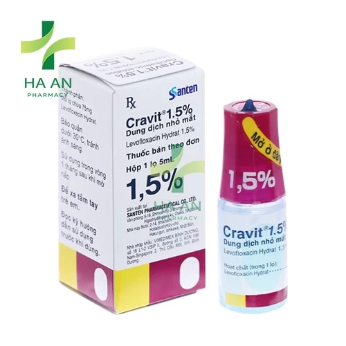 Thuốc Nhỏ mắt Cravit 1.5%Santen Pharmaceutical Co., Ltd.- Nhà máy Noto