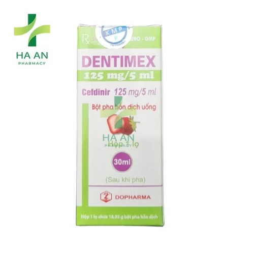 Thuốc Uống Dentimex 125mg/5mlCông ty cổ phần dược phẩm Trung ương 2