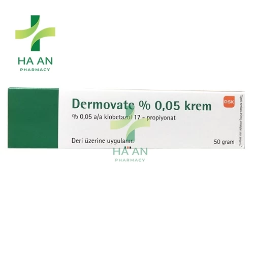 Thuốc Dùng ngoài Dermovate 15g Cre 0.05% 15gGlaxo Operations UK Limited