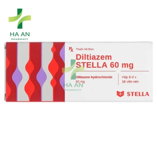 Thuốc Uống Diltiazem Stella 60mgCông Ty TNHH Liên Doanh Stellapharm - Chi Nhánh 1