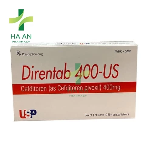 Thuốc UốngDirentab 400-UScông ty CP US Pharma USA. 