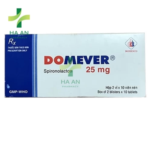 Thuốc UốngDomever 25mgCông Ty Cổ Phần Xuất Nhập Khẩu Y Tế Domesco