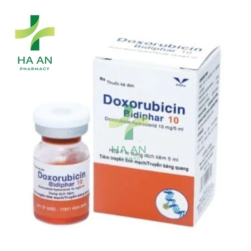 Thuốc Tiêm truyền Doxorubicin bidiphar 10Công Ty Cổ Phần Dược – Trang Thiết Bị Y Tế Bình Định (Bidiphar)