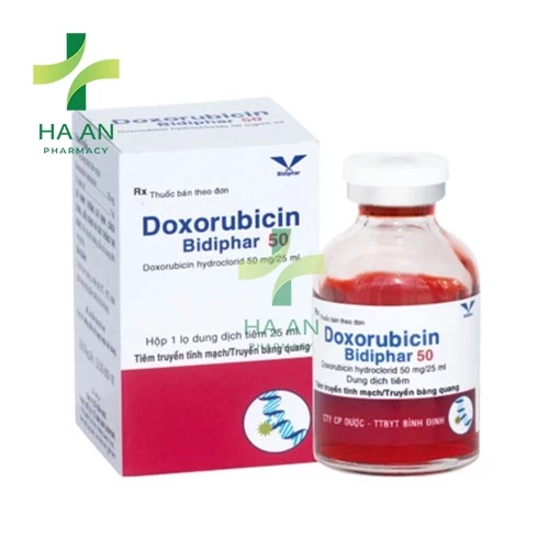 Thuốc Tiêm, truyền Doxorubicin Bidiphar 50Công Ty Cổ Phần Dược – Trang Thiết Bị Y Tế Bình Định (Bidiphar)