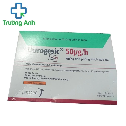 Thuốc Dán trên da DUROGESIC 50MCG/HJanssen Pharmaceutica N.V.