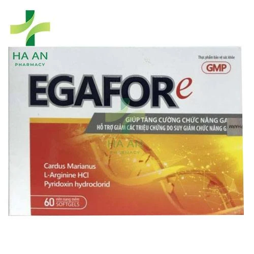 Egafore hỗ trợ tăng cường chức năng gan