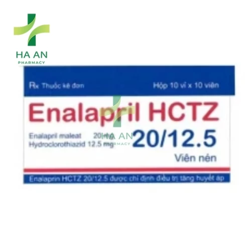 Thuốc Uống Enalapril \nHCTZ 20/12.5 - Dược phẩm TW2