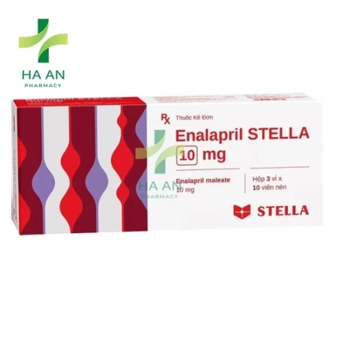 Thuốc Uống Enalapril Stella 10mgCông Ty TNHH Liên Doanh Stellapharm - Chi Nhánh 1