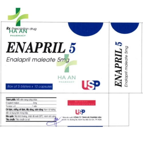 Thuốc Uống Enapril 5Công Ty Cổ Phần Us Pharma Usa